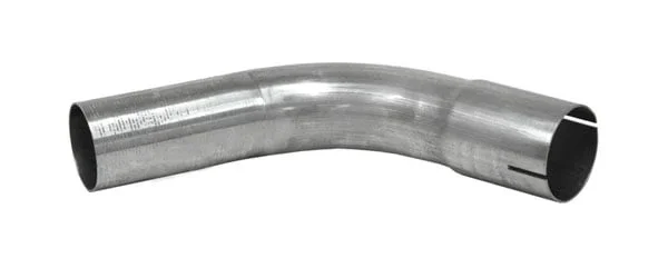 Bent exhaust tube 60° 5″ Stainless (127mm)