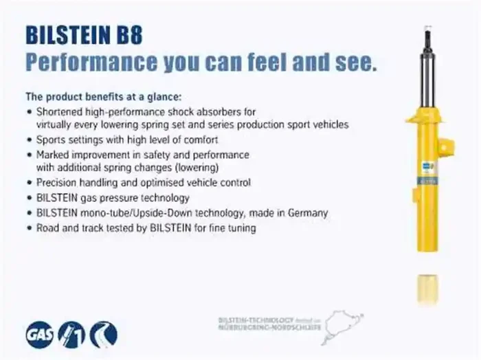 Bilstein B8 2015-2017 Subaru WRX – STI Front Right Monotube Strut Assembly