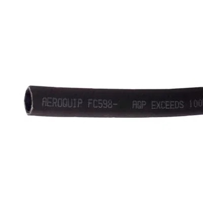 Black Aeroquip FC598 Push On Hose -12 (3/4) (Per 1/2 Metre)