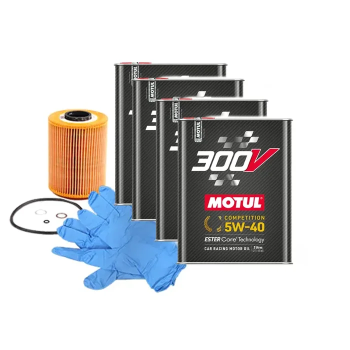 BMW 335i & 435i Motul 300V 5w40 Racing Engine Oil Change Kit