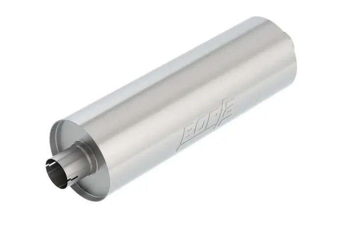 Borla 2.75in In/Out 7.75in Diameter x 24in L Universal Muffler – Heavy Duty Truck Applications
