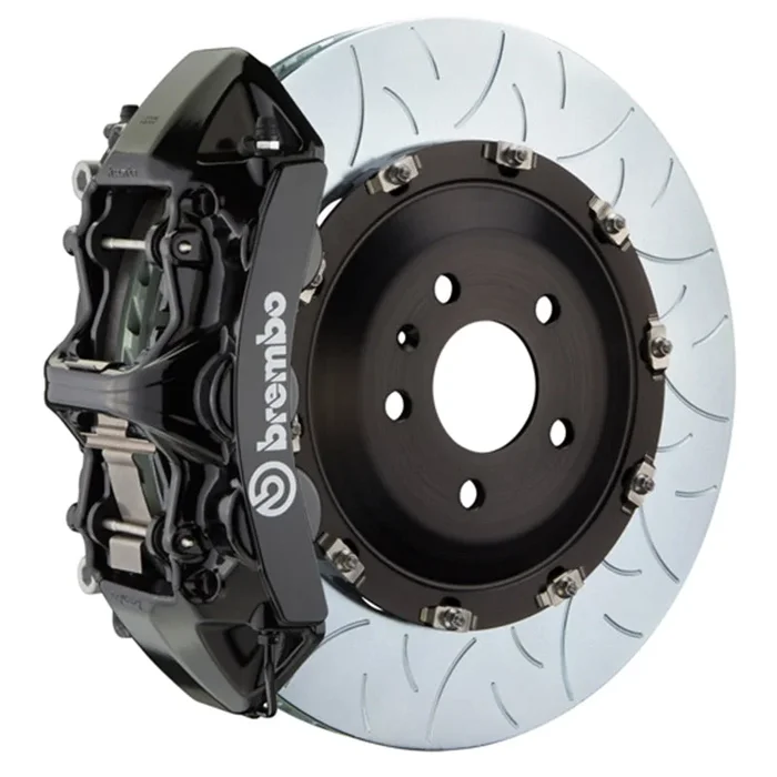 Brembo 05-08 LR3/05-13 Range Rover Sport Fr GT BBK 6Pist Cast 2pc 380×34 2pc Rotor Slot Type3-Black