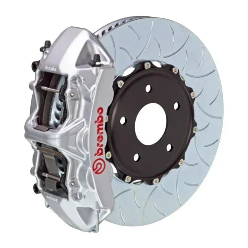 Brembo 05-13 Range Rover Sport Fr GT BBK 6Pist Cast 2pc 380×34 2pc Rotor Slotted Type3-Silver