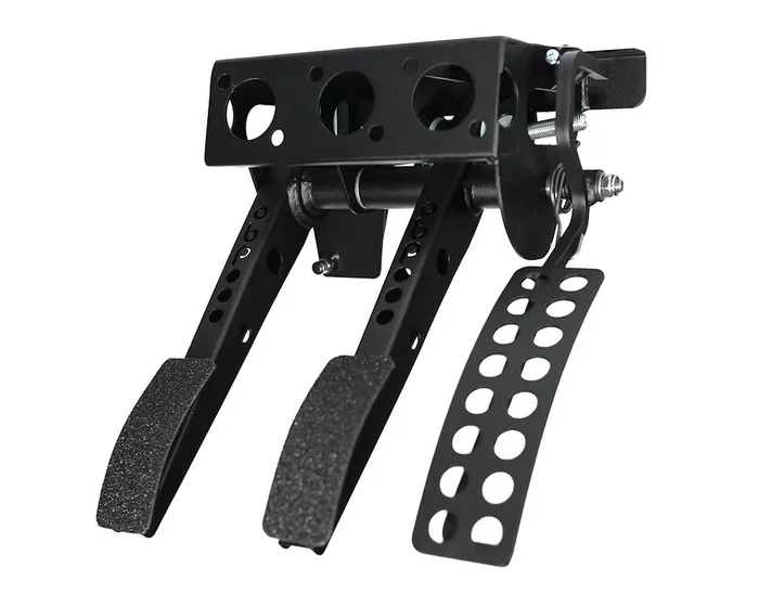 Classic Mini Top Mounted 3 Pedal System W/Offset Clutch – Mild Steel Reinforced Pedals