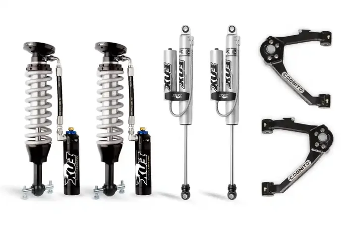 Cognito Motorsports Truck 3-Inch Elite Leveling Kit with Fox FSRR Shocks for 14-18 Silverado/Sierra 1500 2WD/4WD With OEM Cast Aluminum/Stamped Steel Control Arms – 210-P1013