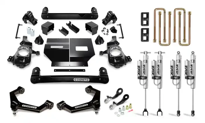 Cognito Motorsports Truck 4-Inch Performance Lift Kit with Fox PS 2.0 IFP Shocks for 20-22 Silverado/Sierra 2500/3500 2WD/4WD – 110-P0896
