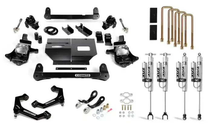 Cognito Motorsports Truck 4-Inch Performance Lift Kit with Fox PSRR 2.0 Shocks for 11-19 Silverado/Sierra 2500/3500 2WD/4WD – 110-P0967