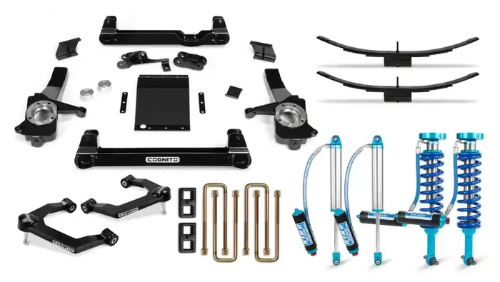 Cognito Motorsports Truck 6-Inch Elite Lift Kit with King 2.5 Remote Reservoir Shocks For 19-22 Silverado/Sierra 1500 2WD/ 4WD – 510-P0955