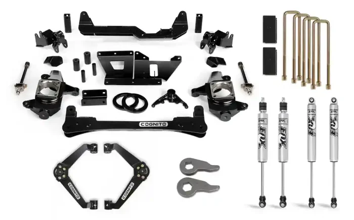 Cognito Motorsports Truck 6-Inch Standard Lift Kit with Fox PS 2.0 IFP Shocks for 01-10 Silverado/Sierra 2500/3500 2WD/4WD – 110-P0970