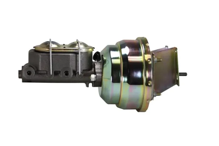 Compact-10 Series 8-Inch Dual Power Booster with 1-1/8 Inch Bore Master Cylinder – Zinc