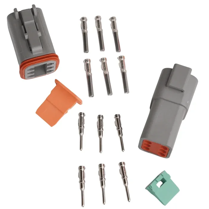 Connector 6-pin DT series male + Female