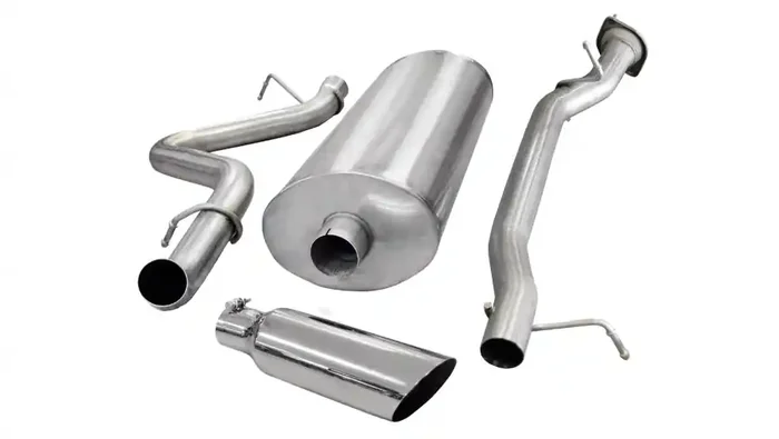 Corsa Performance 3.0in. Cat-Back Single Side Exit with Single 4.0in. Polished Slash Cut Tip – 24898