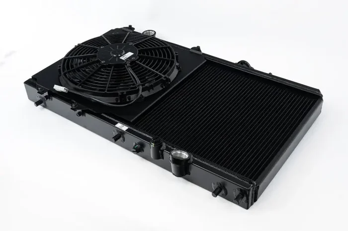 CSF 92-00 Honda Civic w/K-Swap V3 Radiator – Black Finish
