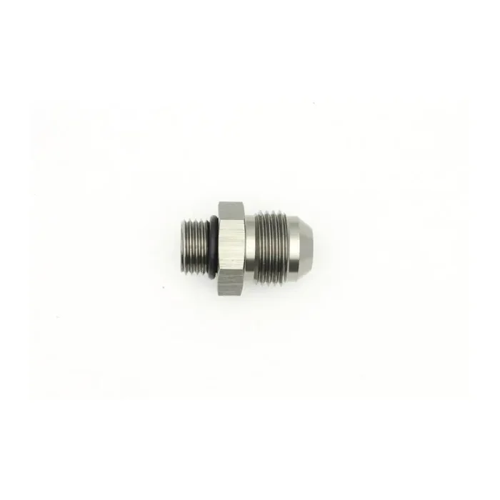 DeatschWerks 6AN ORB Male to 8AN Male Flare Adapter (Incl O-Ring) – Anodized Matte Black