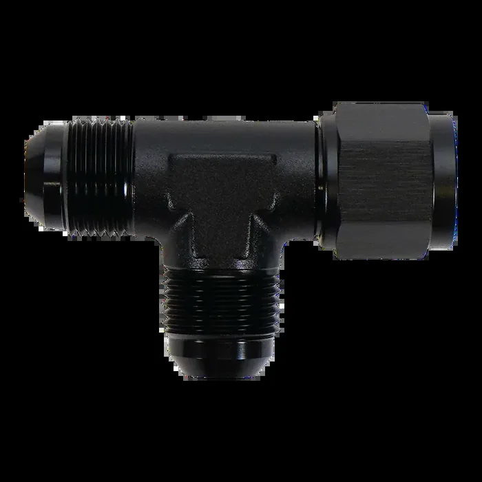 DeatschWerks10AN Male Flare to Female Flare Swivel Tee on Straight