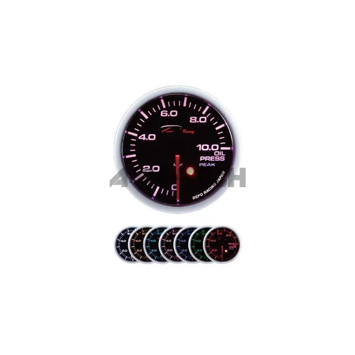 Depo Racing Oil pressure gauge SKPK Series 60mm (universal)