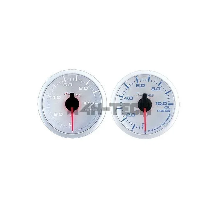 Depo Racing Oil pressure gauge WBL Series 52mm (universal)
