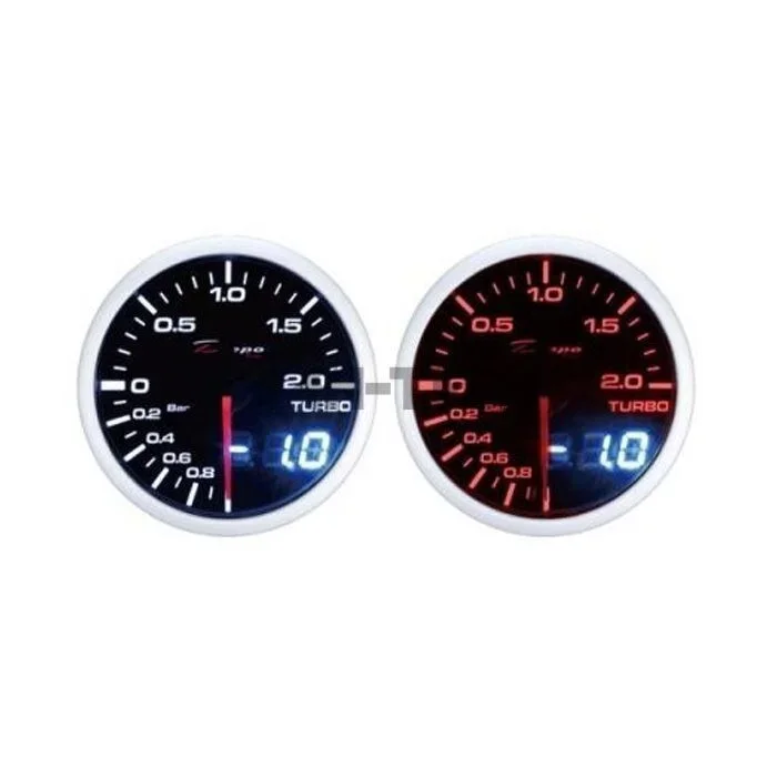 Depo Racing Turbo gauge DUAL series 52mm (universal)