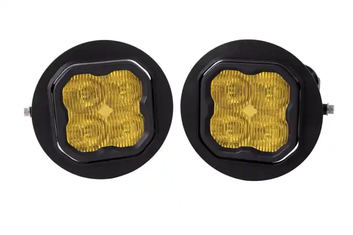 Diode Dynamics SS3 LED Fog Light Kit for 2011-2014 Ford F150 Yellow SAE Fog Sport – DD6232-ss3fog-1027