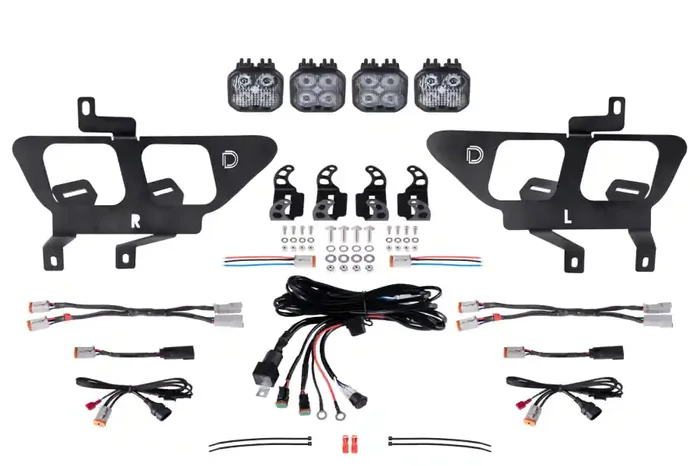 Diode Dynamics SS3 LED Fog Pocket Kit for 2021-2022 Ford F-150, White Sport – DD7310