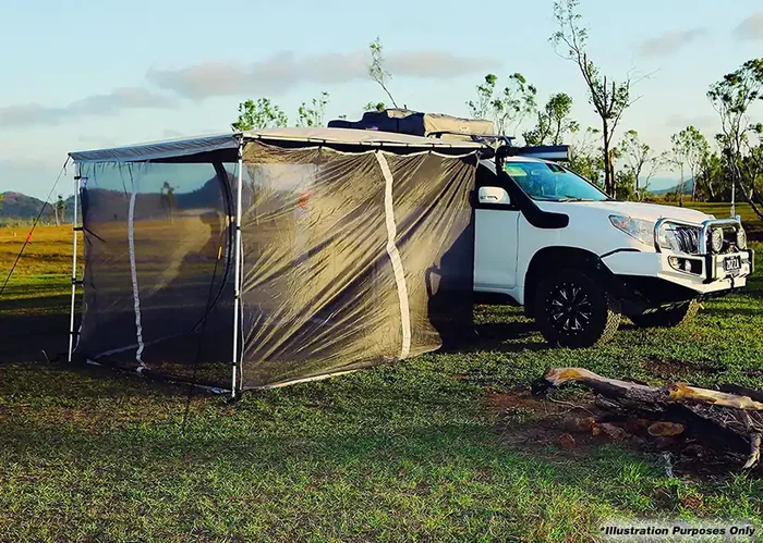 DOBINSONS ROLL OUT AWNING MOSQ. NET – SUITS 2M X 3M MEDIUM AWNING – CE80-3973