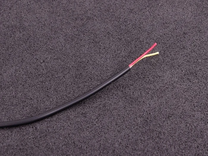 EGT cable (2 cores) black KX-PVC