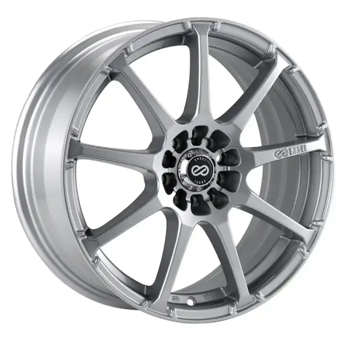 Enkei EDR9 17×7 5×100/114.3 45mm offset 72.6 Bore Diameter Silver Wheel