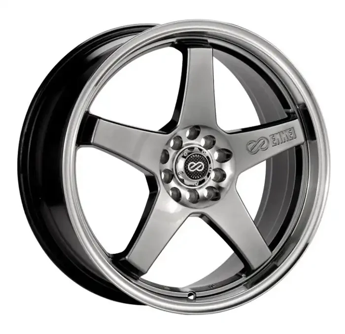 Enkei EV5 18×7.5 5×100/114.3 45mm Offset Hyper Black Wheel