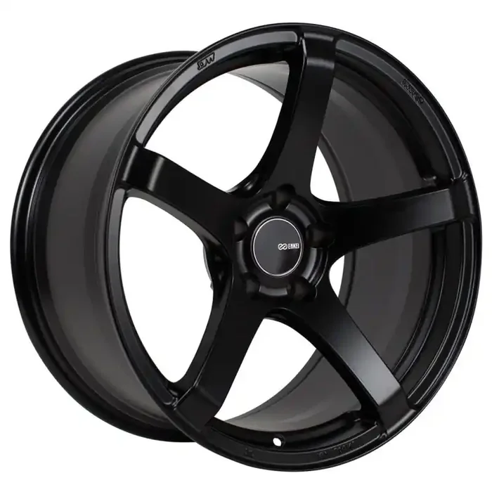Enkei Kojin 18×9.5 35mm Offset 5×120 Bolt Pattern 72.6mm Bore Dia Matte Black Wheel