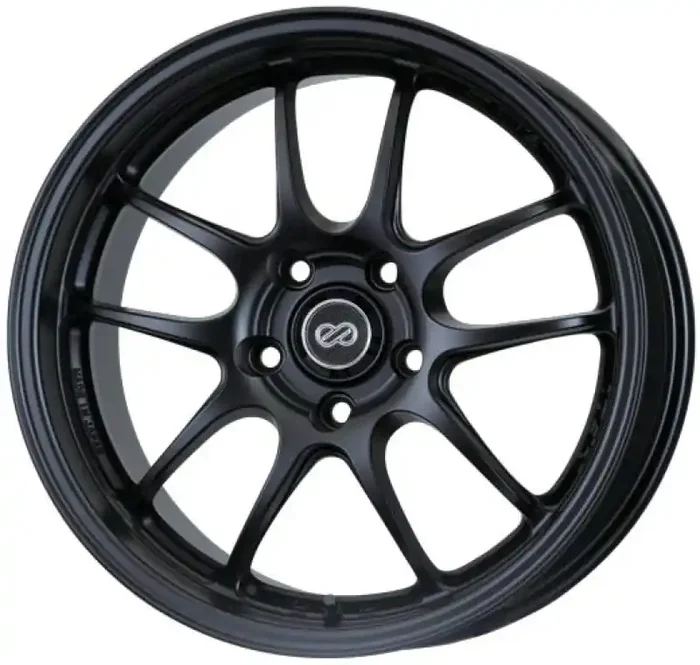 Enkei PF01 18×9 5×114.3 35mm Offset 75 Bore Dia Hyper Black Wheel