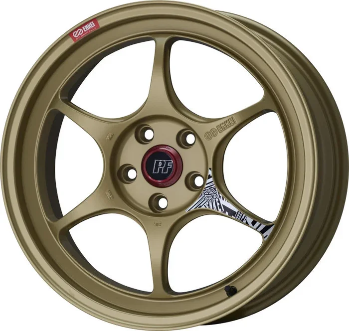 Enkei PF06 18×10.5 5×114.3 45mm Offset 75mm Bore Gold
