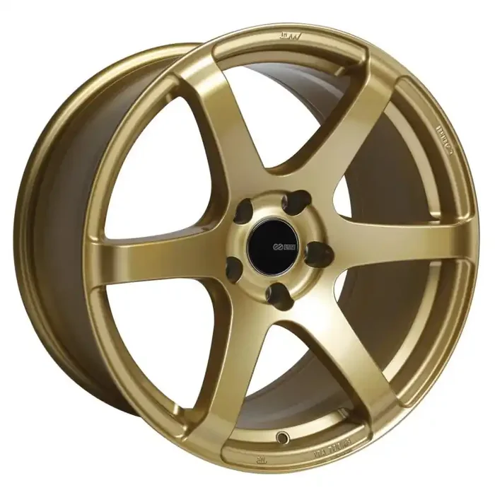 Enkei T6S 17×8 45mm Offset 5×100 Bolt Pattern 72.6 Bore Gold Wheel