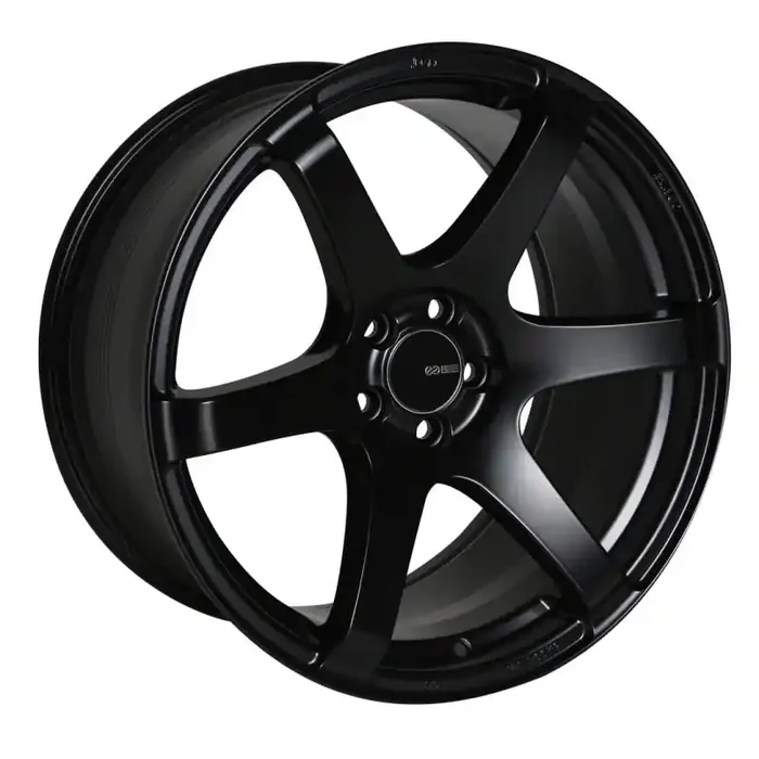 Enkei T6S 18×8.5 45mm Offset 5×100 Bolt Pattern 72.6 Bore Matte Black Wheel
