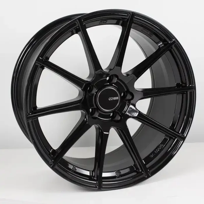 Enkei TS10 18×8 5×112 45mm Offset 72.6mm Bore Black Wheel
