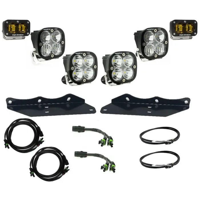 Ford Raptor (17-20) Fog Pocket Kit S2 SAE Baja Amber Pro Baja Designs