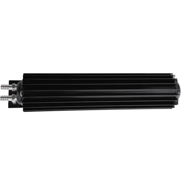 Fuel cooler Black 1/4″ NPT 36.5cm (2 row)
