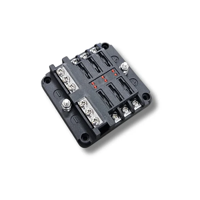 Fuse central 6-pole