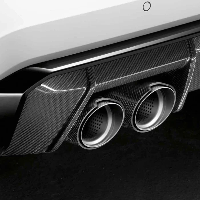 Genuine BMW – M Performance Exhaust Tips in Carbon Fiber/Titanium – BMW G8X M2/M3/M4