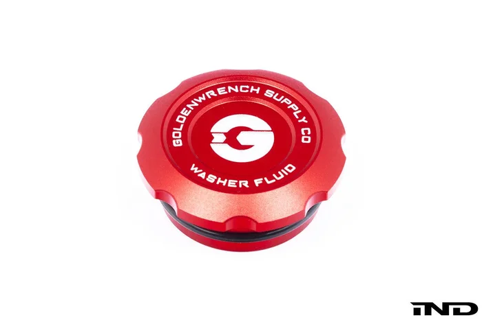 Goldenwrench Blackline Performance Toyota GR Corolla Washer Fluid Cap – Edition Red