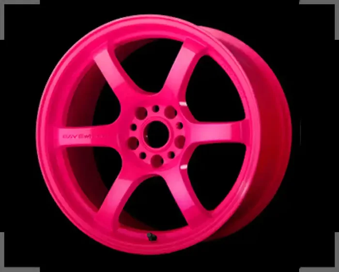Gram Lights 57DR 17×9 +38 5-114.3 Luminous Pink Wheel (MOQ of 20)