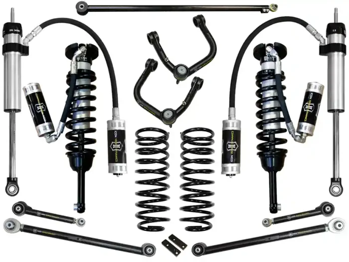 ICON 20210-UP 4RUNNER/2010-2014 FJ CRUISER 0-3.5″ LIFT STAGE 6 SUSPENSION SYSTEM WITH TUBULAR UCA – K53066T