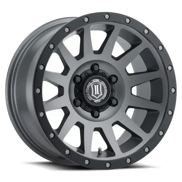 ICON Compression 17×8.5 6×5.5 25mm Offset 5.75in BS 95.1mm Bore Titanium Wheel