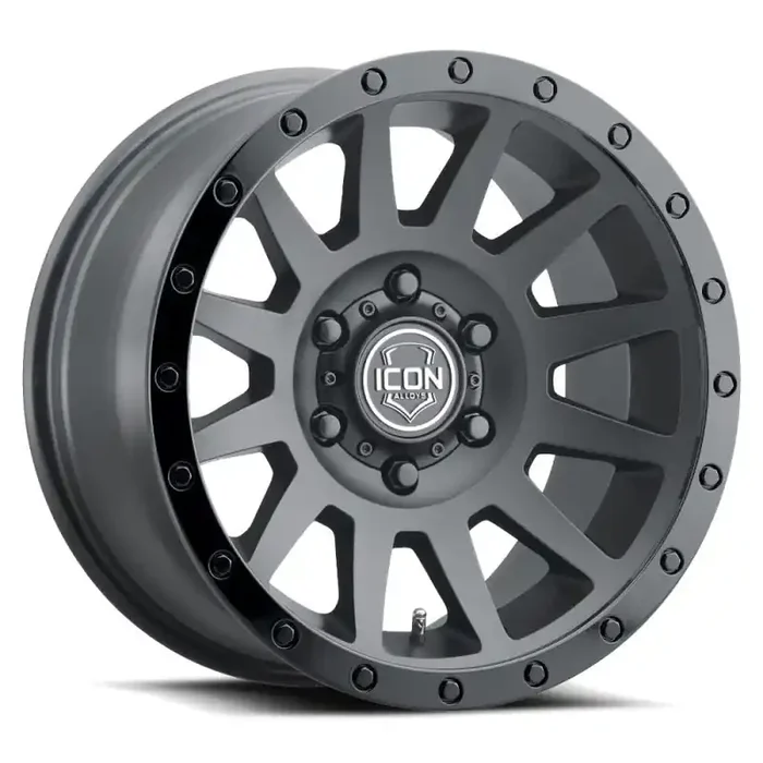 ICON Compression 18×9 5×150 25mm Offset 6in BS 110.1mm Bore Double Black Wheel