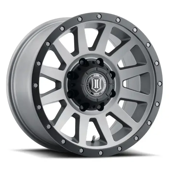 ICON Compression HD 18×9 8×170 6mm Offset 5.25in BS Titanium Wheel