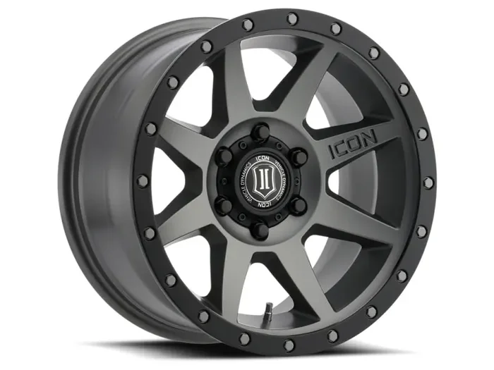 ICON Rebound 18×9 6×5.5 0mm Offset 5in BS 106.1mm Bore Titanium Wheel