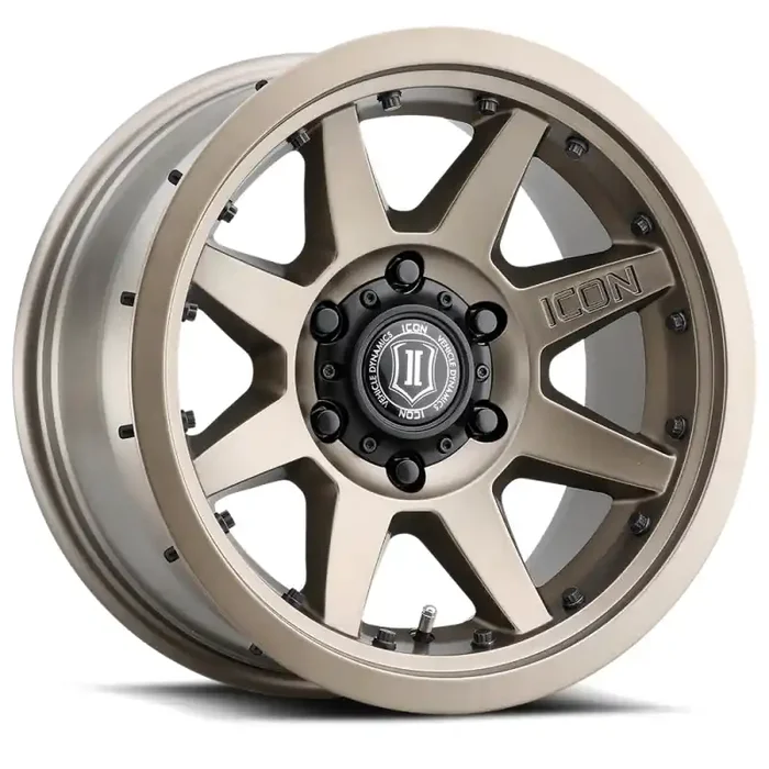ICON Rebound Pro 17×8.5 6×135 6mm Offset 5in BS 87.1mm Bore Bronze Wheel