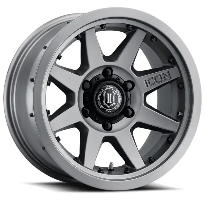 ICON Rebound Pro 17×8.5 6×5.5 0mm Offset 4.75in BS 106.1mm Bore Titanium Wheel