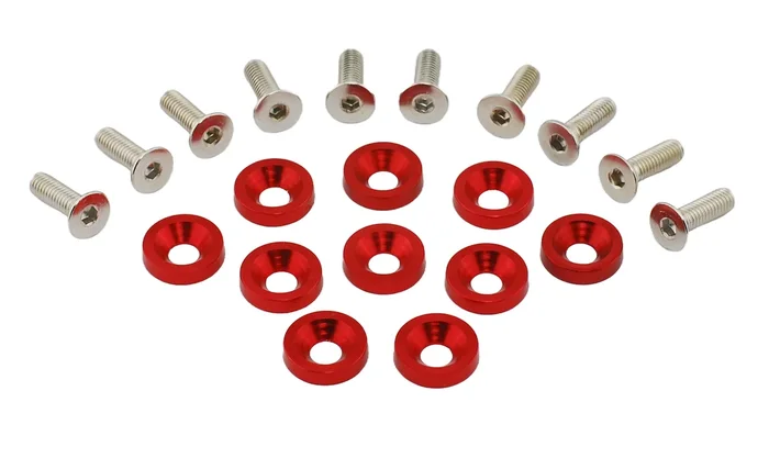 JDM Fender washer Red