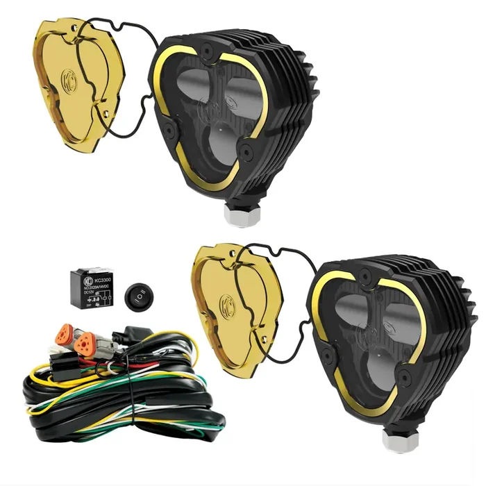KC HILITES KC FLEX ERA 3 DUAL MODE SAE FOG LIGHTS 2 LIGHT MASTER KIT – 284