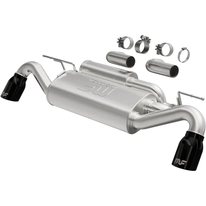 MagnaFlow Exhaust Products Street Series Black Chrome Axle-Back System – 19553